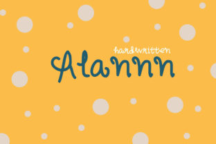 Alannn Font: A Playful Script for Makers
