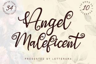 Angel Maleficent: A Bold Script Font for Campaigns