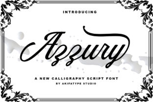 Azzury: A Script Font That Elevates Small Business Branding
