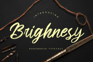Brighnesy: A Script Font for Scroll-Stopping Design