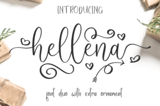 Hellena Font: Sweet Script for Crafters
