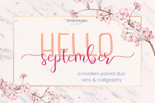 Hello September: A Handwritten Font for Branding