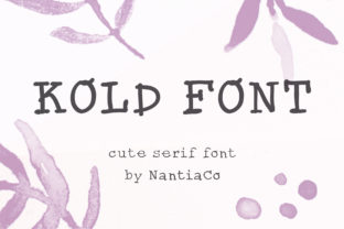 Kold Font: A Modern Serif for Editorial Design