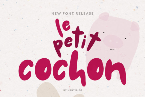 Le Petit Cochon: A Charming Script Font for Editorial Design