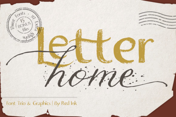Letter Home: A Charming Script Font for Web Design