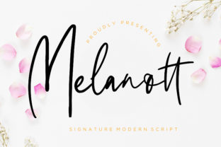Melanott: A Sweet Script Font for Modern Web Design