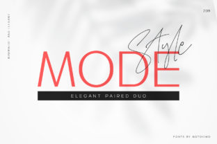 Mode Style Duo: The Typeface for Scroll-Stopping Design