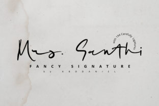 Mrs. Santhi: A Script Font for Engaging Brand Visuals