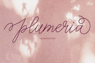 Plumeria: A Delicate Script Font for Editorial Design