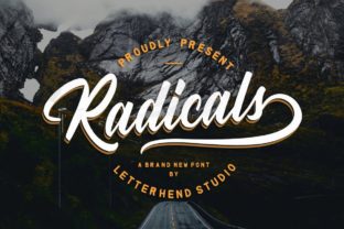 Radicals Font: A Modern Script for Crafters