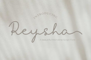 Reysha: A Handwritten Font for Modern Branding