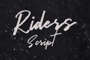 Riders Font: Edgy Script for Bold Web Design