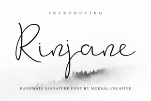 Rinjane: The Handwritten Font That Elevates Brand Identity