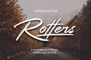 Rotters: A Handbrushed Typeface for Bold Campaigns