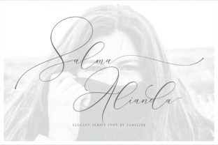 Salma Alianda: A Handwritten Font for Web Design