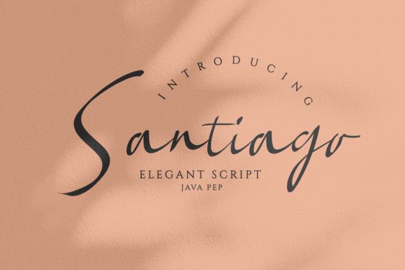 Santiago Typeface: A Modern Script for Editorial Design