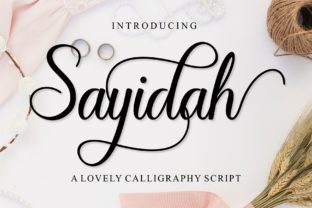 Sayidah: A Playful Handwritten Font for Web Design