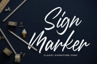 Sign Marker: The Script Font for Bold Marketing