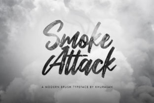 Smoke Attack Font Review: A Vintage Brush Typeface for Branding