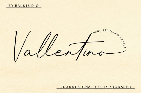 Vallentino Font: Elevate Your Brand Identity